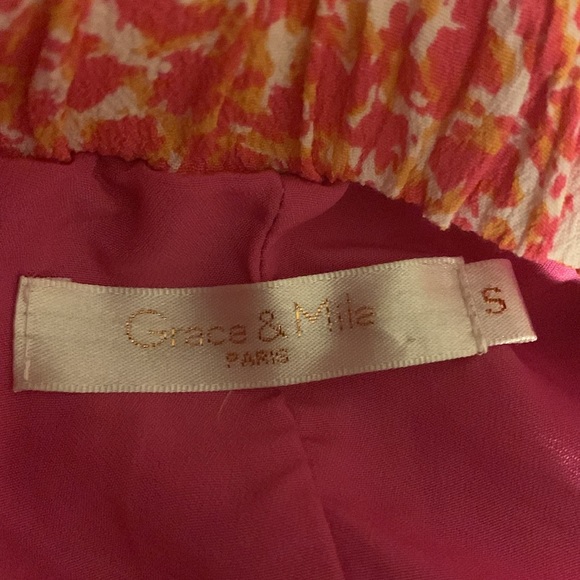 Grace & Mila Paris Watercolor Mini Skirt Size S - Picture 4 of 6